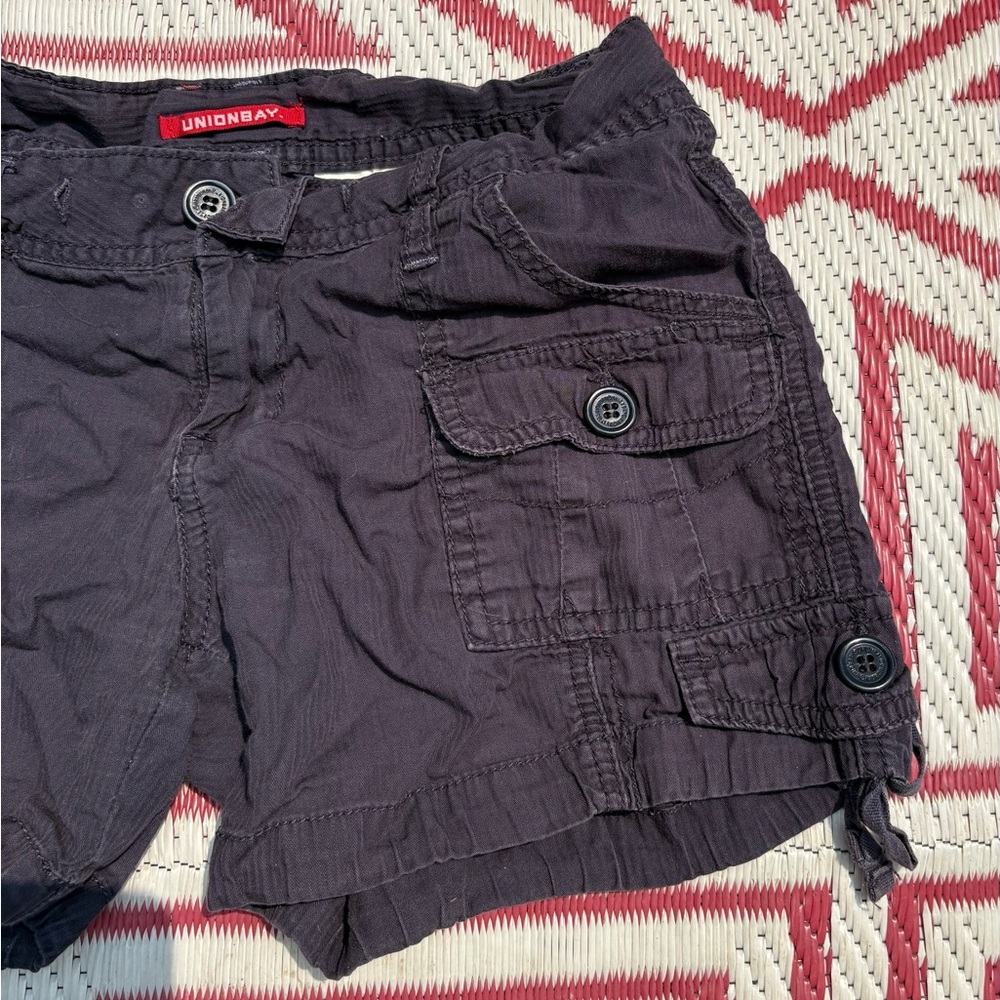 UNIONBAY Navy Blue Cargo Shorts